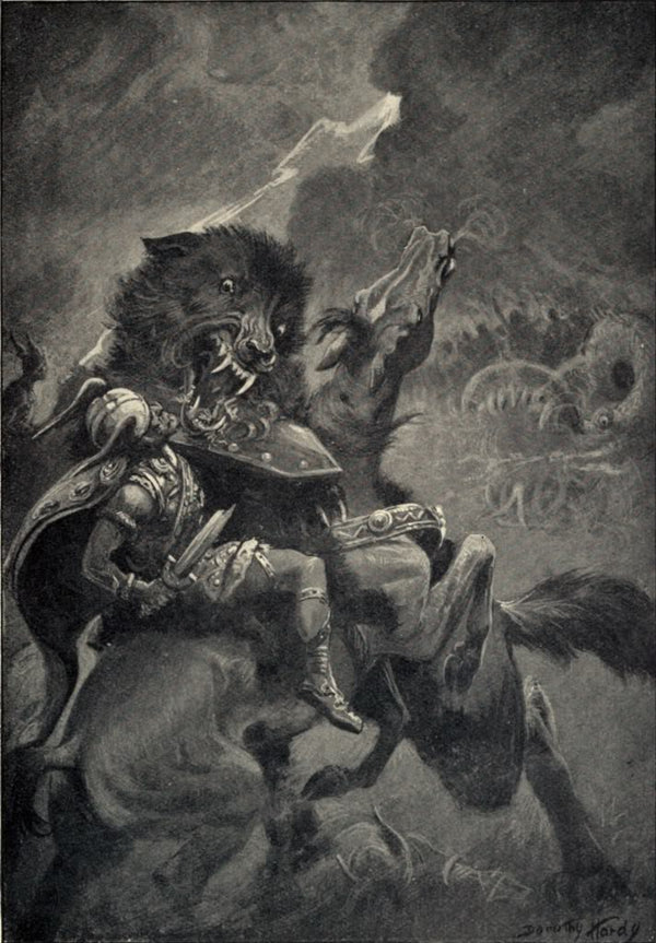 Fenrir the Giant Wolf in Norse Mythology
