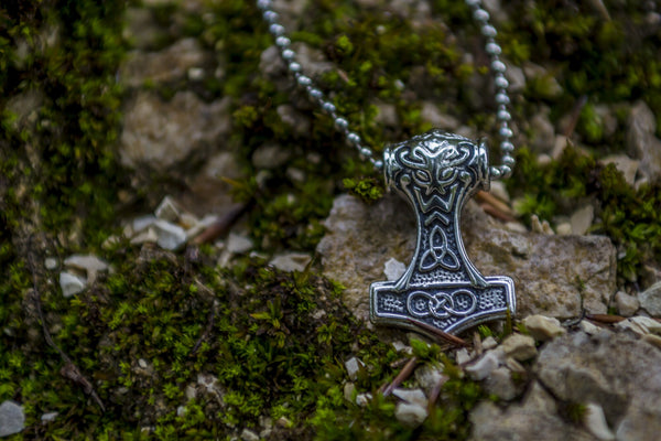 Hammer of Thor Viking Necklace - Viking Gifts - Viking Jewelry - Viking Rings - Viking Wedding Bands