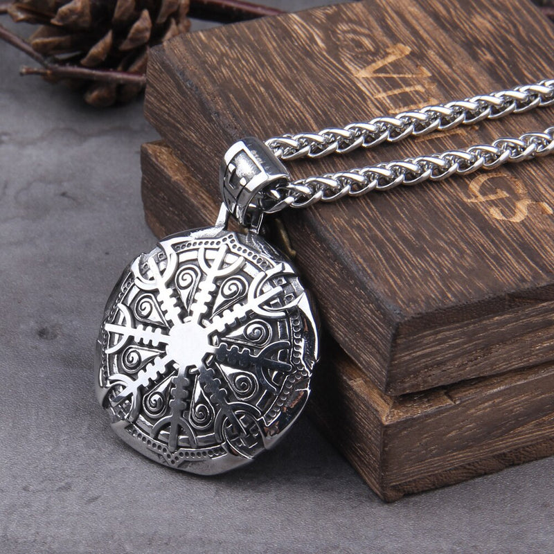 Helm of Terror Viking Necklace - viking jewelry - viking necklace - hoard of dragon fafnir