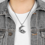 Moon Skull Gothic Necklace