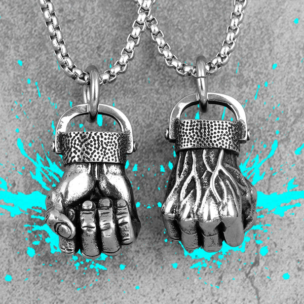 Battle Fist Necklace - Viking Necklace - Viking Jewelry 