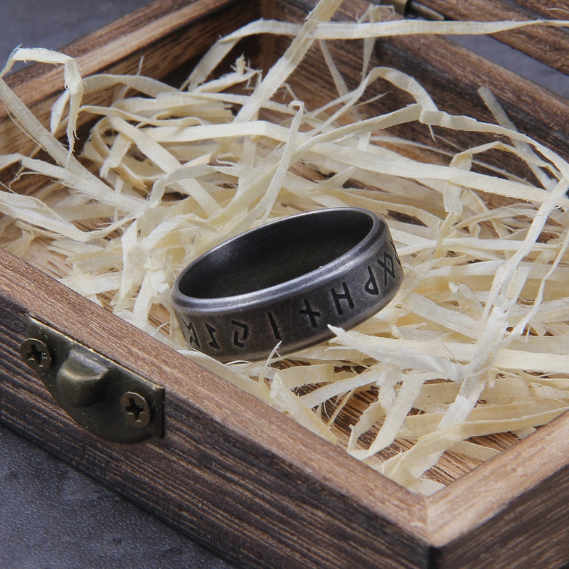 Valknut Viking Rune Ring - Viking Wedding Rings - Mens Viking Rings - Viking Rings