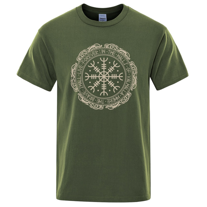 Viking Clothing - Viking T Shirt - Viking Clothes - Viking Shirt - Viking Men's Cotton Short Sleeve Shirt 