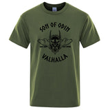 Viking Clothing - Viking T Shirt - Viking Clothes - Viking Shirt - Viking Men's Cotton Linen short Sleeve Shirt