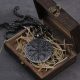 Helm of Awe Rune Necklace - Viking Jewelry - Viking Necklace