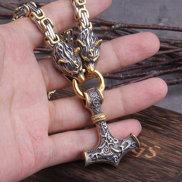 Hammer of Thor Viking Necklace - Mjolnir - Viking Jewelry - Norse Jewelry