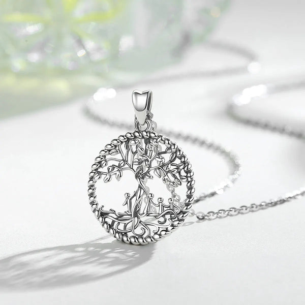 925 Sterling Silver Tree of Life Necklace - Viking Jewelry - Viking Necklace