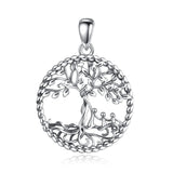 925 Sterling Silver Tree of Life Necklace - Viking Jewelry - Viking Necklace