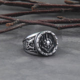 Shield Mens Viking Rings - Viking Wedding Rings - Viking Ring - Viking Jewelry