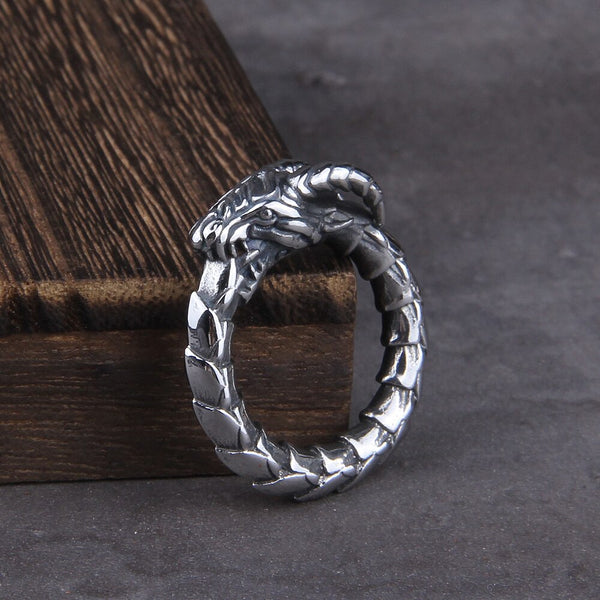 viking wedding rings norse nordic ouroboros world serpent celtic viking rings 