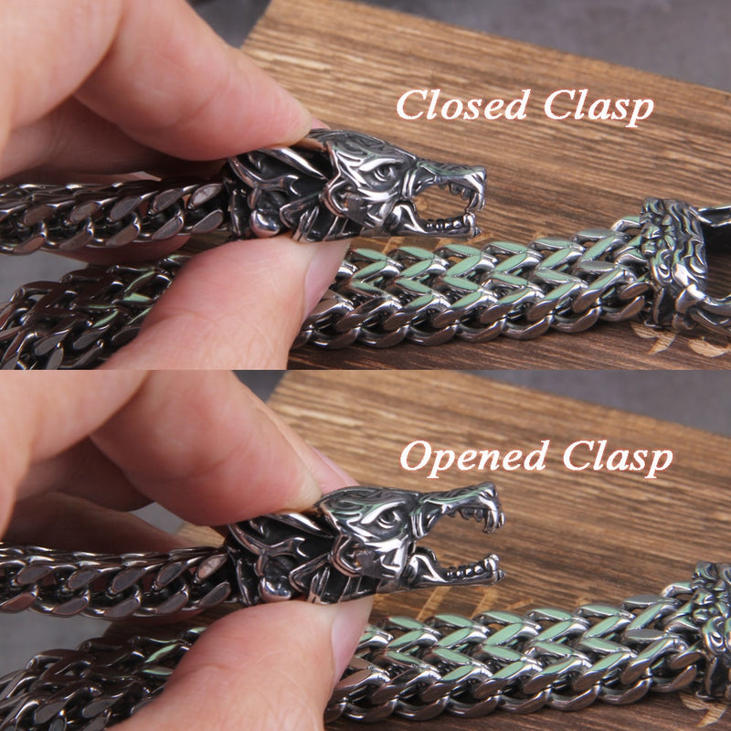 Bear Viking Bracelet - Viking Arm Ring - Viking Jewelry - Stainless Steel