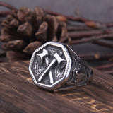 Axe Akimbo Ring - Viking Ring - Viking Jewelry - Mens Viking Rings