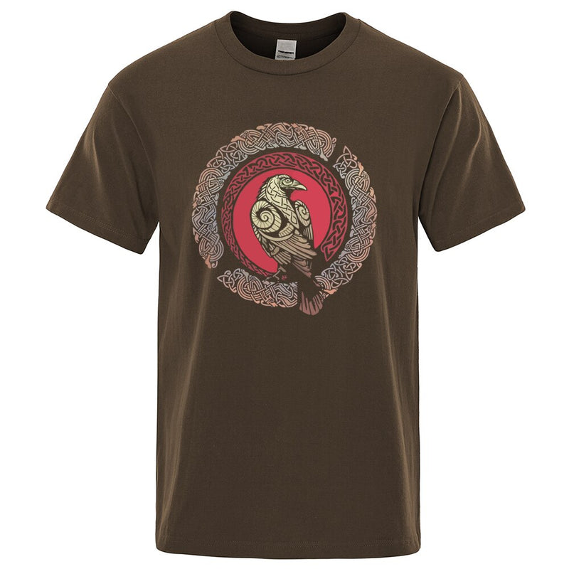 Viking Shirts - Viking Clothing - Viking Clothes - Viking T Shirt - Viking Men's Cotton Linen Short Sleeve Shirt