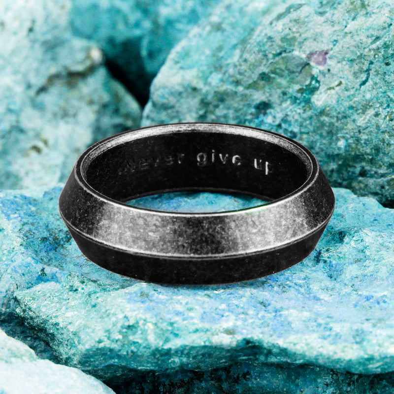 Black Retro Style - Viking Rings - Mens Viking Ring - Viking Jewelry 