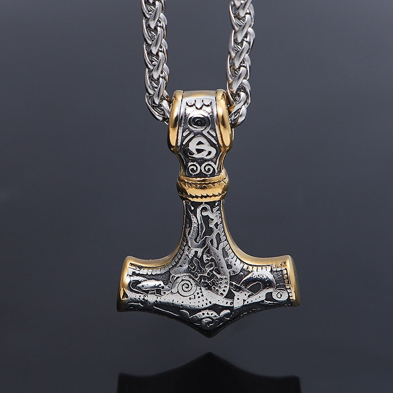 Thors Hammer Necklace - Mjolnir - Viking Necklace - Viking Jewelry