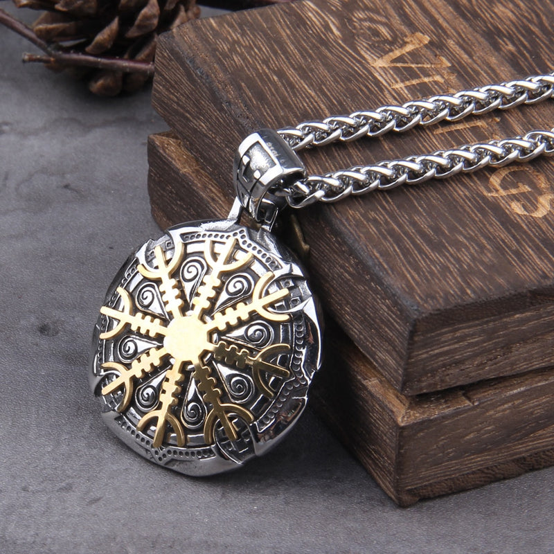 Helm of Terror Viking Necklace - viking jewelry - viking necklace - hoard of dragon fafnir