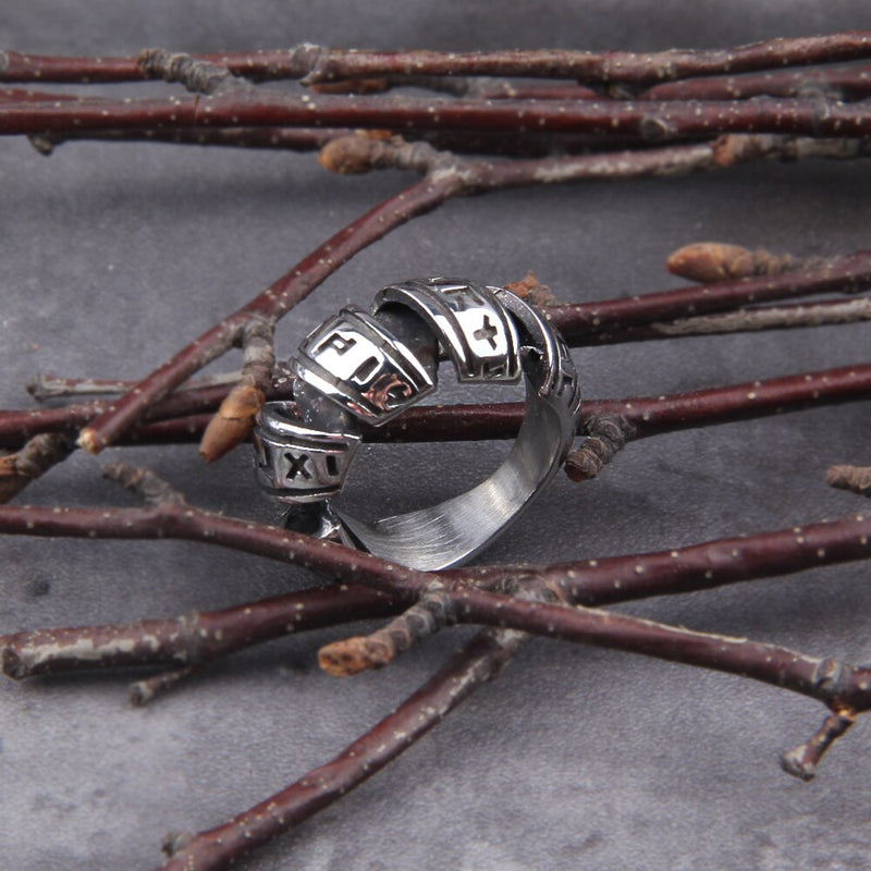 Viking Rune Ring - Viking Rings - Viking Wedding Rings - Viking Wedding Bands - Mens Viking Rings
