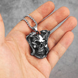 Goth Viper Skull Necklace - Viking Necklace - Viking Jewelry