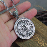 Dragon Boat Necklace - Viking Jewelry - Viking Necklace