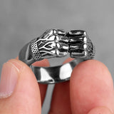 Power Fist Mens Viking Rings - Viking Ring - Viking Jewelry - Stainless Steel