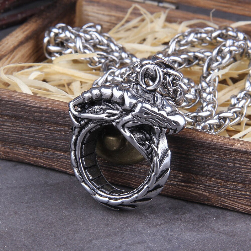Ouroboros Necklace - Viking Jewelry - Viking Necklace 