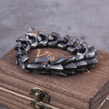  Ouroboros Viking Bracelet - Viking Jewelry - Norse Jewelry - Stainless Steel 