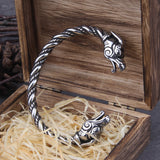 Dragon Viking Bracelet - Viking Arm Ring - Viking Jewelry - Stainless Steel