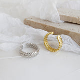 Pure .925 Sterling Silver Twisted Viking Wedding Bands - Viking Wedding Rings - Womens Viking Jewelry - Viking Ring