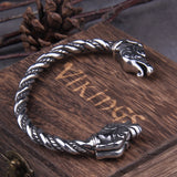 Dragon Viking Bracelet - Viking Arm Ring - Viking Jewelry - Stainless Steel