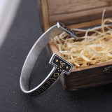 Runic Viking Bracelet - Viking Jewelry - Stainless Steel - Norse Rune Bracelet - Viking Arm Ring