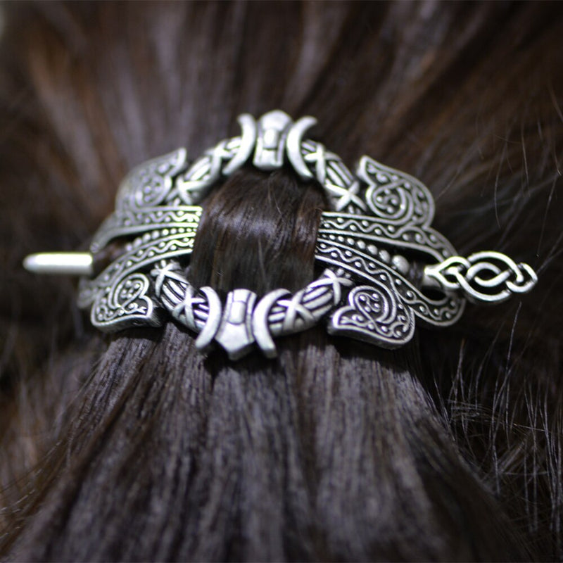 Viking Hair Clips - Womens Viking Jewelry - Celtic Hair Clips