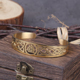 Valknut Viking Bracelet - Valknut Wristband - Viking Jewelry - Stainless Steel - Norse Bracelet 