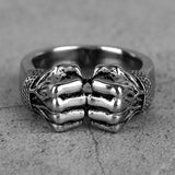Power Fist Mens Viking Rings - Viking Ring - Viking Jewelry - Stainless Steel