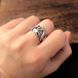 Dragon ring - viking wedding rings - viking wedding bands - mens viking rings - viking jewelry - viking rings