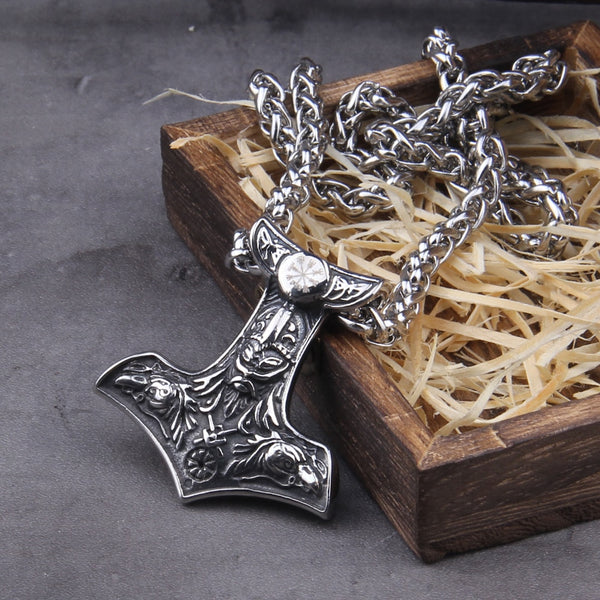 Tiny Forged Silver Mjolnir, Thor's Hammer – Taitaya Forge