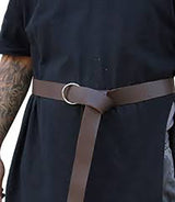 Medieval Sword Ring Belt Costume Larp Accessory Armor Gear Adult Viking Knight Pirate Cosplay Leather Long Loop Buckle For Men