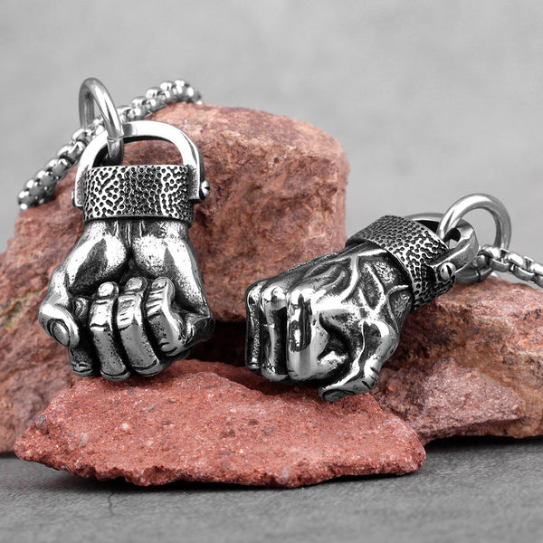 Battle Fist Necklace - Viking Necklace - Viking Jewelry 