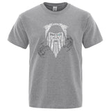Viking Clothing - Viking Clothes - Viking Shirt - Viking Men's Odin Cotton Short Sleeve