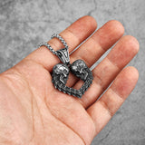 Forever Love Skull Necklace