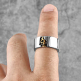 Resurrection Ring - Stainless Steel Ring - Skull Ring