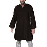 Viking Clothing - Viking Shirt - Viking Tunic - Viking Men's Fashion Polyester Shirt Long Sleeve