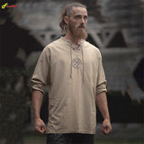 Viking Clothing - Viking Shirt - Viking Tunic - Viking Men's Long Sleeve Shirt - Viking Clothes
