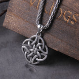 Celtic Knot Viking Necklace - Viking Jewelry - Stainless Steel