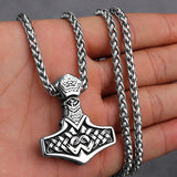 Thors Hammer Necklace - Mjolnir - Celtic Knot Viking Necklace - Viking Jewelry