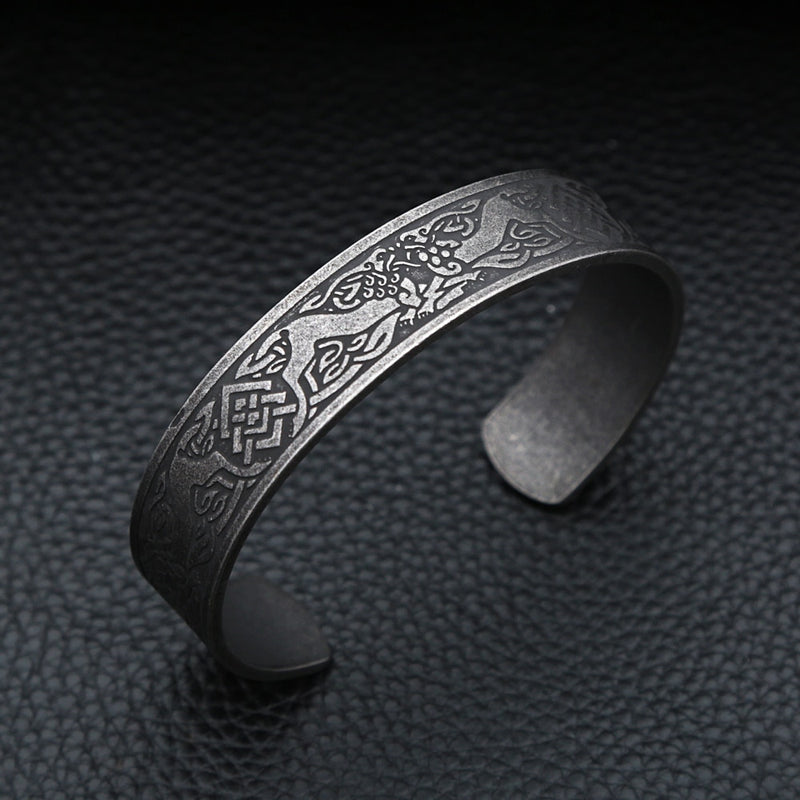 Celtic Knot Viking Bracelet - Tree of Life  Viking Arm Ring - Viking Jewelry - Rune Viking Bracelet