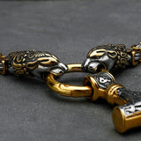 Thors Hammer Necklace - Celtic Knot Mjolnir - Dragon Viking Necklace - Viking Jewelry
