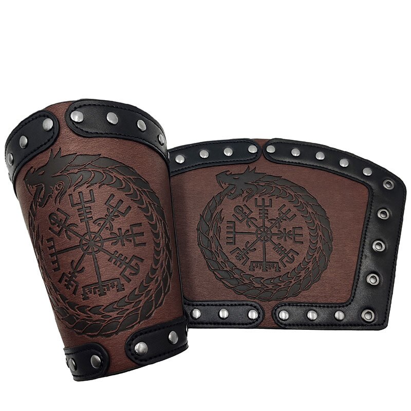 Viking Gauntlet - Viking Clothes - Viking Leather Armor - Viking Wristband  – Relentless Rebels