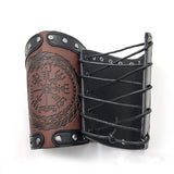 Viking Gauntlet - Viking Clothes - Viking Leather Armor - Viking Wristband - Viking Leather Bracer