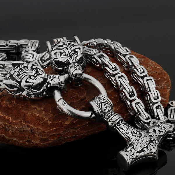 STAINLESS STEEL MENS Norse Viking Arrowhead Valknut Pendant Necklace Men  Gift £10.79 - PicClick UK
