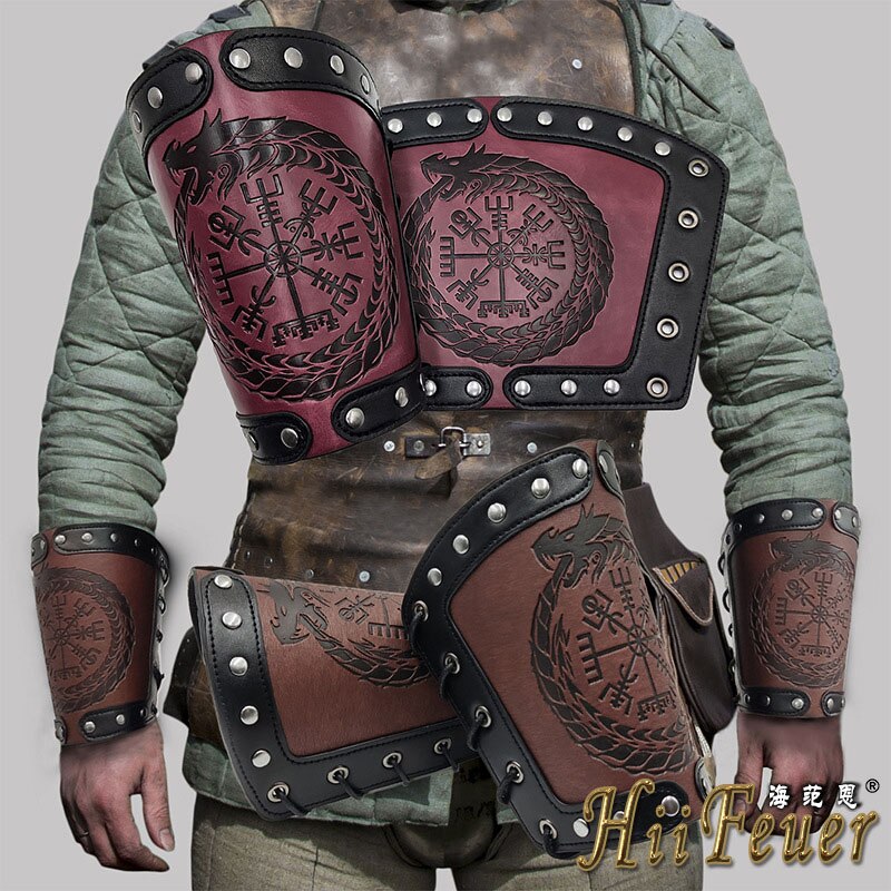 viking leather armor patterns